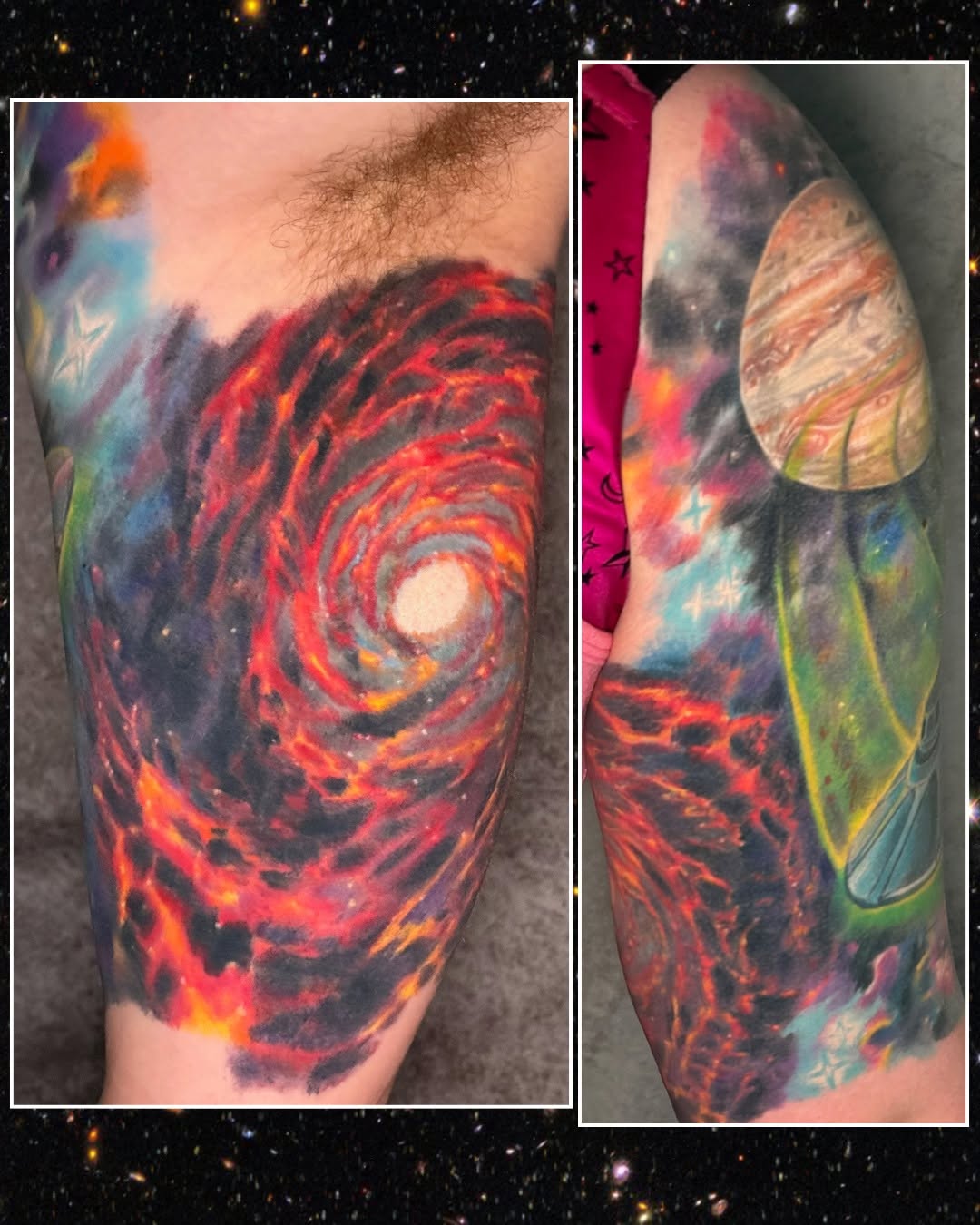 Fully healed for a year, super rad flying saucer and space…