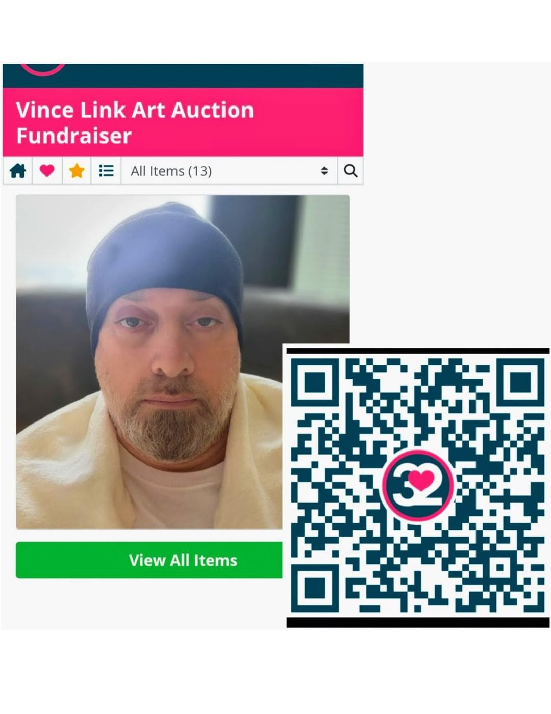 Hey all, my friend Vince is fighting cancer and has some…