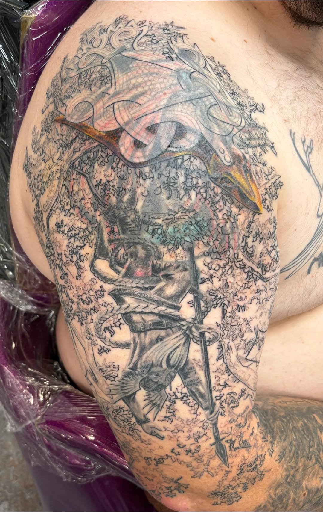 Work in progress cover up by Jesse Neese, super excited to…